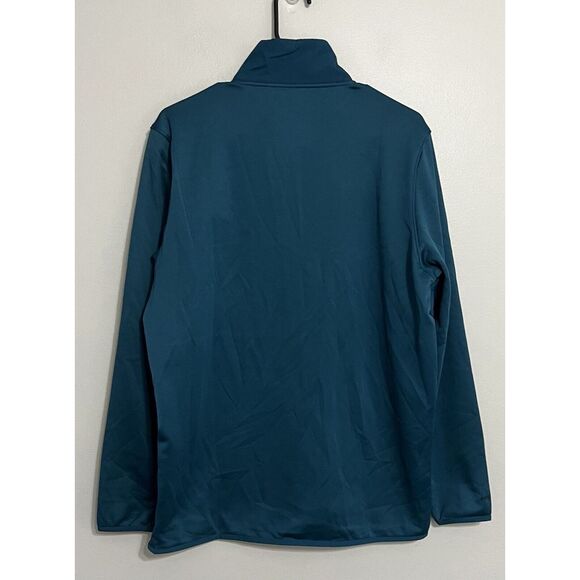 NWT Under Armour Storm Men's Medium Blue 1/2 Zip Fleece Lined Pullover Sweater - Picture 3 of 7